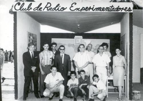 Club de Radio Experimentadores en la Feria y Exposición Fronteriza de Nuevo Laredo. Ca. 1960.