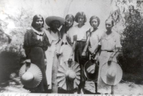 Grupo de maestras de la Escuela La Unión en 1934.