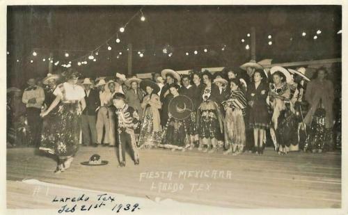 Fiesta mexicana en Laredo Texas. Feb. 21 de 1939.