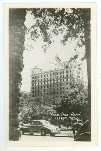 Hotel Hamilton de Laredo Texas. Década de 1940.