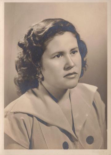 Profra. Ma. del Rosario López Ramos. 1954.