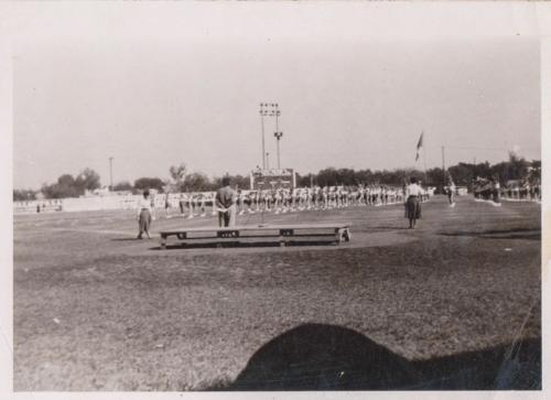 Tabla gimnastica en el Parque La Junta. Noviembre 20 de 1965.