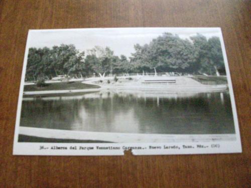 Alberca Camecuaro en el Parque Viveros o Venustiano Carranza de Nuevo Laredo. Década de 1950.