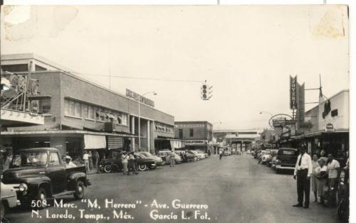 Avenida Guerrero y Mercado Maclovio Herrera. C. a. 1950.