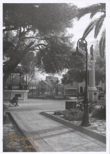 Plaza Juárez de Nuevo Laredo en el ano 2000.