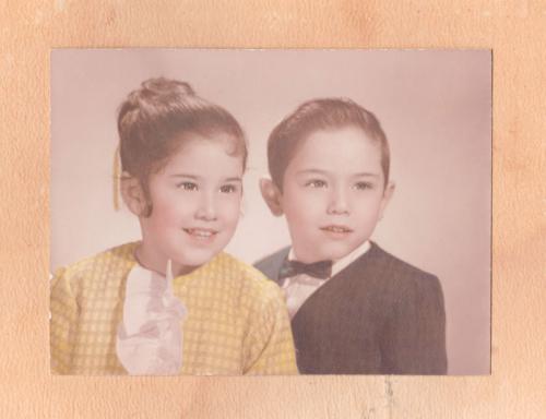 Bibi y Ramirito Zárate Flores.