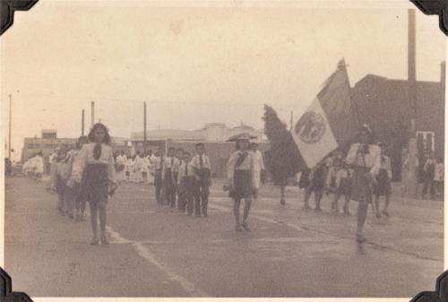 Contingente Colegio Serafín Pena. Nov. 20 de 1941.