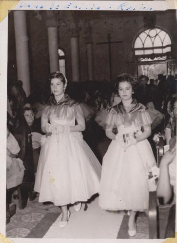 Evento en el templo del Santo Niño. 1955.