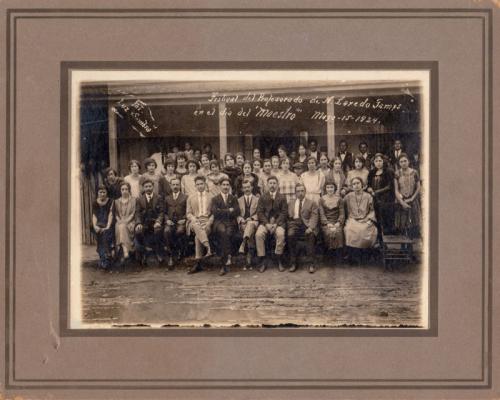 Festejo del Dia del Maestro en Nuevo Laredo. Mayo 15 de 1924.