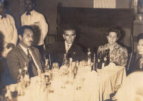 Festejo en honor de la Profra. Emilia Cantú de Zárate. Sep. 27 de 1944.